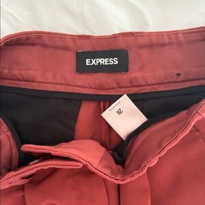 Express Women’s Slacks Trousers Maroon